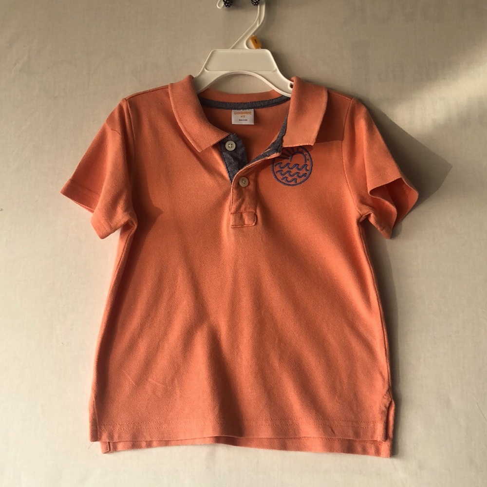 Orange 2T Gymboree polo short boys
